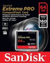 Thẻ nhớ SanDisk Extreme CF UDMA 7 64GB (1067X - 160Mb/s)